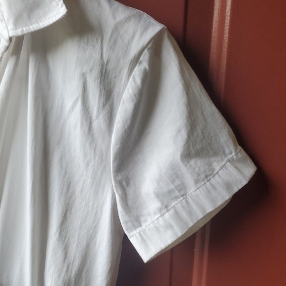 Zara Elegant White Wrap Mini Dress - Picture 6 of 11